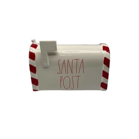 Rae Dunn Santa Post Mailbox - Picture 1 of 5